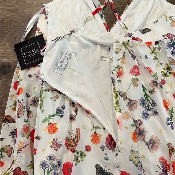 leena Mac Duggal Butterfly Floral dress - Picture 12 of 14